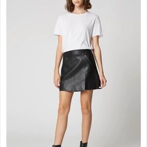 BLANK NYC Leather Mini Skirt size 25